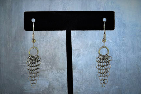 Stainless Steel Chainmaile Earrings (ERR4)