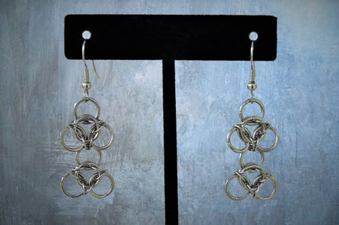 Stainless Steel Chainmaile Earrings (ERR7)