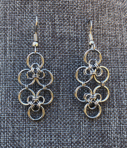 Stainless Steel Celtic Lace Earrings (ERR37)